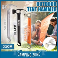 Camping Hammer Multipurpose Outdoor Survival Tool Hammer Tent Camp Peg Ground Nails Steel Hook Tukul