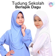 Tudung Sekolah Awning Scuba Berdagu