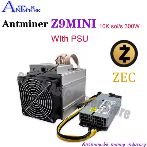 Antminer Miner Z9mini 10k Equihash Mining Machine ZCASH ZEC Can Be Overclocked To14K Miners Are Bett