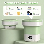 2025 Portable Mini Washing Machine 12L Foldable for Small Clothes Laundry Machine Dorm Home Camping