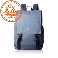 [anello] Flap Backpack A4 Large Capacity THE DAY ATH1151Z Denim Multi