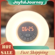 Sunrise Alarm Clock with FM Radio LED Wakeup Light Table Clock Touch Dimmable