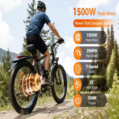 Zefiora M10 Mountain Bikes Free Delivery,25mph 30 Miles,electric Bicycle 48v 10a 15a 17.5a Battery,2