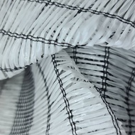 แสลนกรองแสง สีขาว สีเงิน 50% 80% กว้าง 3 เมตร ยาว 50/75/100 เมตร สแลน บังแดด แสลน กันร้อน กัน uv กัน