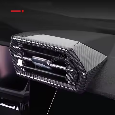 For Audi A3 Air Conditioner Outlet Frame Cover Carbon Fiber Color Dash board Air Vents Fit audi a3 8