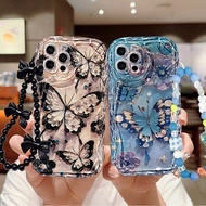 For IPhone 17 16 11 Pro 13 15 7Plus Pro Max 8 6 6s XR XS Painting Butterfly Case
