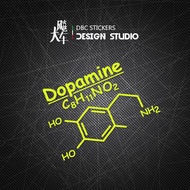 Excited And Erotic Molecular Dopamine Personalized Sticker Car Electric Computer Luggage Battery Dop