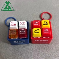 FORBETTER Pilot Keychain, Highly Simulated Sound Effects EGPWS Warning Simulator, Portable Plastic 7