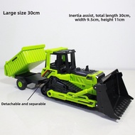 Large Size Engineering Vehicle Toy Excavator Dozer Multi-Function Inertia Childrens Simulation Model