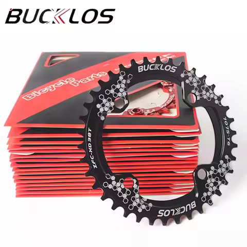 BUCKLOS MTB 104 BCD chainring round oval bicycle chain ring 30T 32T 34T 36T 38T 40T 42T narrow wide 