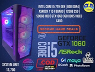 INTEL CORE I5 7TH GEN. DDR4 COMPUTER SET OR SYSTEM UNIT ONLY