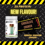 3X Protein (Chocolate Crunch) - 3X Multi Protein Shake, Lacto-Vegan, Lactose-Intolerance Friendly