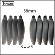 MELEN Folding Propeller Blades, 58mm/66mm Plastic Remote Control Drone Parts, Universal Black Quadco