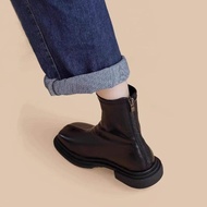 British Short Boots Women Korean Martin Boots Women Boots Flat Chelsea Boots Women