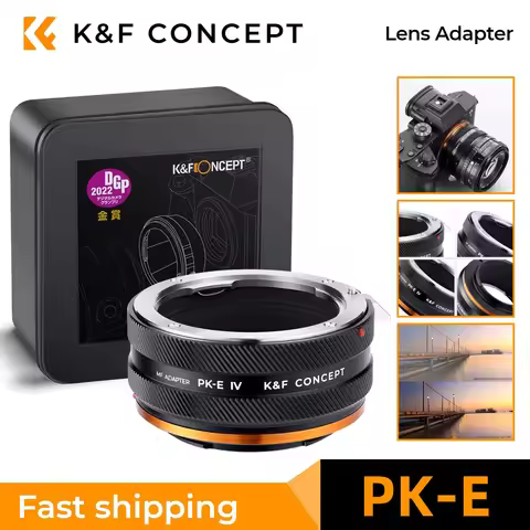 K&F CONCEPT PK-E Camera Lens Adapter for Pentax K Lens Mount to Sony E Nex Alpha Camera Body Adapter