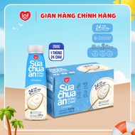 Sữa chua ăn đóng chai LOF ít đường thùng 24 chai x 200g