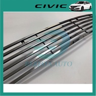 Honda Civic 10th Gen 2016-2020   Lower Aluminium Grill  Berjaya Auto Aksesori Kereta