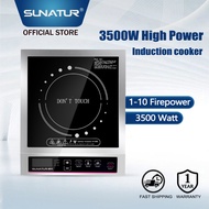 SUNATUR High Power Induction Cooker Commercial Stainless Steel Induction Hob Cooktop Smart Electric 