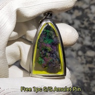 Colorful Leklai Pendant 彩色力泥吊坠 Leklai Amulet 马来西亚力泥 100% Natural Leklai