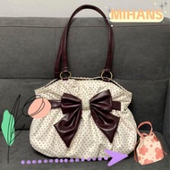 MIHAN Lady Shoulder Bags, Y2k Women's Bow Handbag