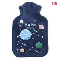 Graceful Hot Water Bottle Rubber Bag Cute Cartoon Warm Relaxing Safe Heat Cold Large