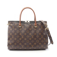 【二手】路易威登LOUIS VUITTON Pallas 手提包 M42756 黑色 PVC 塗層帆布皮革 Pallas 女士二手 A