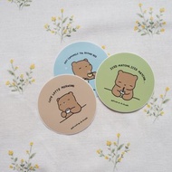 Phee Mee 和飲料，咖啡廳，咖啡，綠茶，洋甘菊貼紙