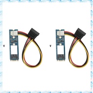 [R Q M U] 2X M.2 NGFF SATA to 7 Pin SATA3 Card 7Pin SATA3.0 SSD Adapter Converter Card for NGFF 2242