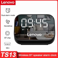 Lenovo TS13 Portable Bluetooth Wireless Speaker LED Alarm clock