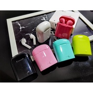 *HOT SALES* I7S TWS BLUETOOTH EARPOD-6 COLOUR (WHITE /BLACK/PINK/RED/YELLOW/BLUE)
