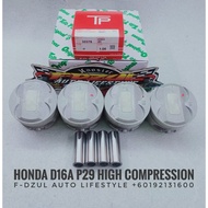 Toto Piston Honda D16A P29 High Compression Mod 4G15 75MM 75.5MM 76MM