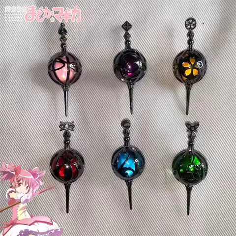 Anime Puella Magi Madoka Magica Kaname Madoka Akemi Homura Cosplay Soul Gem Gothic Pendant Prop