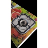Kompor Gas Vaganza Tempered Glass Motif Buah Tanpa Regulator Dan Selan