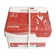 MERAH CF Continuous Form Paperline Paper Small 3 Ply P/W NCR White Red Yellow 9 1/2 x 11 in
