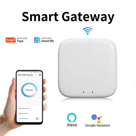 Tuya Zigbee Gateway Bluetooth Smart Control Panel Smart Life Control Smart Home Automation Compatibl