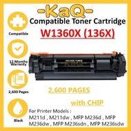 W1360X 1360X Compatible Toner Cartridge with Chip for M211d M211dw MFP M236d MFP M236dw MFP M236sdn 