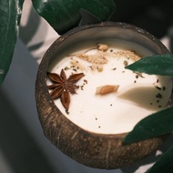 體驗活動 聖誕首選【宜蘭椰殼蠟燭DIY】椰殼草本能量精油蠟燭工坊