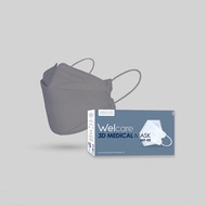 Welcare 3D Mask Wf-99 Gray เวลแคร์ หน้ากากดับบลิวเอฟ99 สีเทา