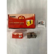 [12PCS] Silinder Cylinder Anak Kunci Pintu Rumah ATS Kecil / Besar 60mm Putih SN