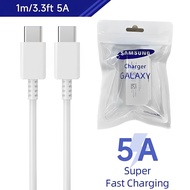Original Samsung 65W Charger Super Fast Type C Fast Charging Travel Adapter With USB C to Type C Cab