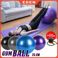 Yoga Gym Ball fitness 65cm 75cm/Gym Ball/Yoga Ball Sports Equipment/Ball For Body Flexion Exercise PVC Material/FREE Pump Gym Ball Manual Feet