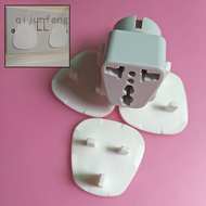 Qijunfeng .my 12 Pcs Plug Socket Covers Babies Children's Safety Protector For UK 3 Pin Sockets