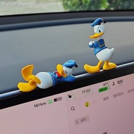 ♞Perhiasan skrin kereta Donald Duck Tesla cermin spion dalaman hiasan kereta kreatif aksesori dalaman kereta comel