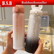 B.S.B 500ML Fashiong Gradient Smart Vacuum Thermal Flask 500ml Insulation Bottle Thumbler