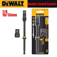 DEWALT 4 in 1 FLEXTORQ Double Ended Socket 7/8/10/13mm with Extension Cable 6'' 152mm Power Tool Acc