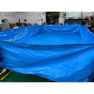 Lvju PVC Fish Tank Length 20ft x Width 15ft x Height 4.5ft Shrimp Pond Canvas Fish Tank Liner