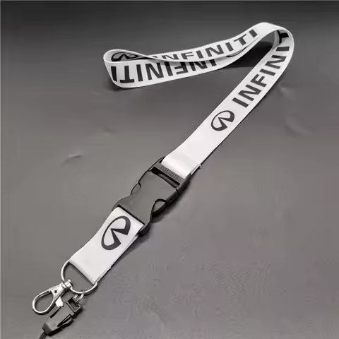 Car Lanyard Neck Straps Key Cell Phone Work ID Card Hanging Rope For Infiniti IPL Q30 Q50 Q60 Q70 QX