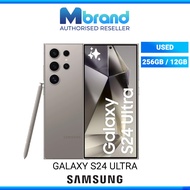 Samsung Galaxy S24 Ultra 5G 256GB + 12GB RAM 200MP 6.8 inches Android Handphone Smartphone Used 100% Original
