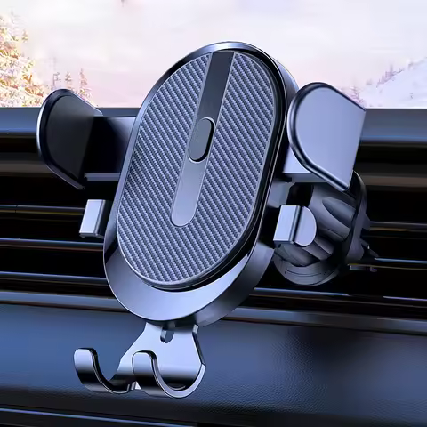 Universal Gravity Car Phone Holder Car Air Vent Clip Mount Not Fall Off Smartphone Stand GPS Support