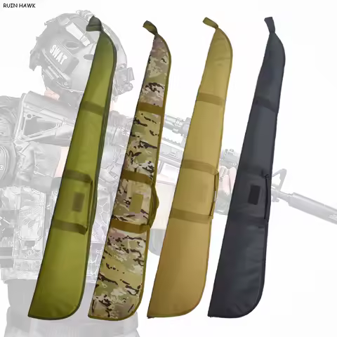 Air gun rifle bag shooting leather case 130cm gun bag outdoor sports hunting gun color bullet carryi